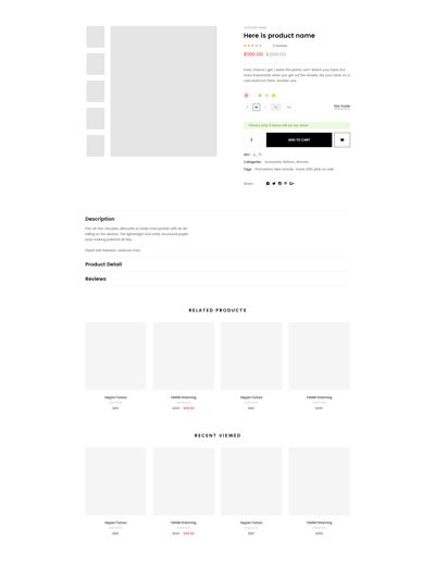 Product thumbs left