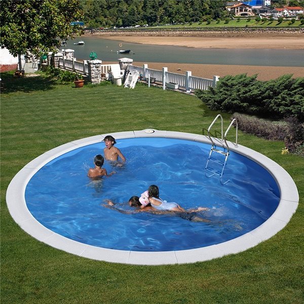 (350X150 ESPECIAL PARA ENTERRAR REF.PE3559) PISCINA SOLA GRE REDONDA ESPECIAL PARA ENTERRAR.